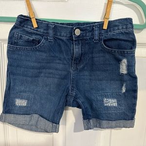 VGUC The Children’s Place Distressed Denim Shorts Size 8